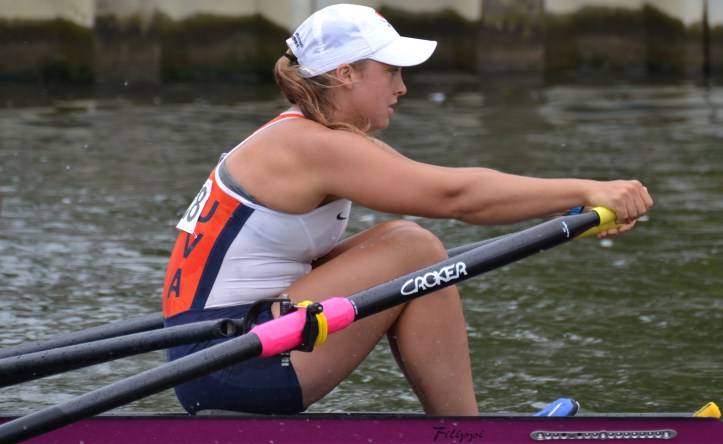 Casto from the University of Virginia, USA, who beat Egerton-Warburton of Tel Aviv RC, Israel, by 5 lengths in Elite Singles.