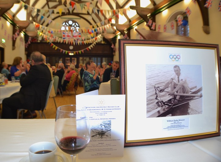 W.D. Kinnear, one of the great scullers of the Edwardian Age, was present both in spirit and also in this representation at a dinner recently held in his memory.