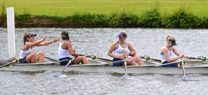 Junior 16 Quads: Henley beat Headington by 4 lengths.
