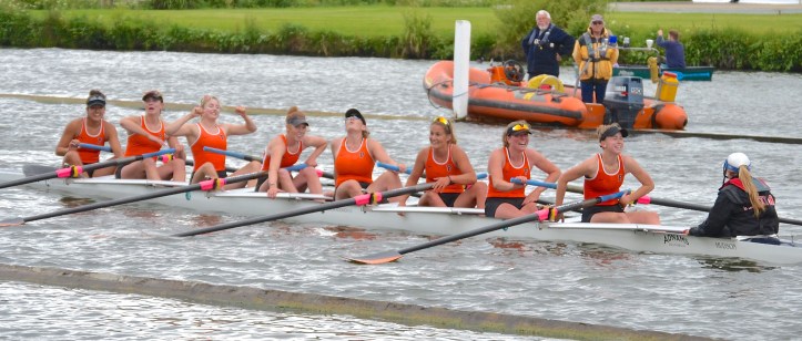 Senior Eights: Princeton University, USA, beat Imperial College by a canvas.