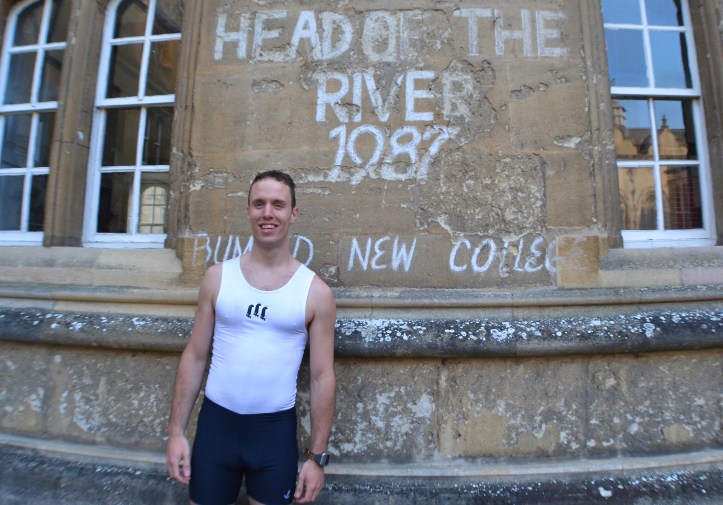 To be in a boat club that has a crew go (or stay) Head of the River must be tremendous, to be in that crew would be even better, to be in that crew and to be Club Captain would be the ultimate. Stevan Boljevic, pictured here, is in that happy position.