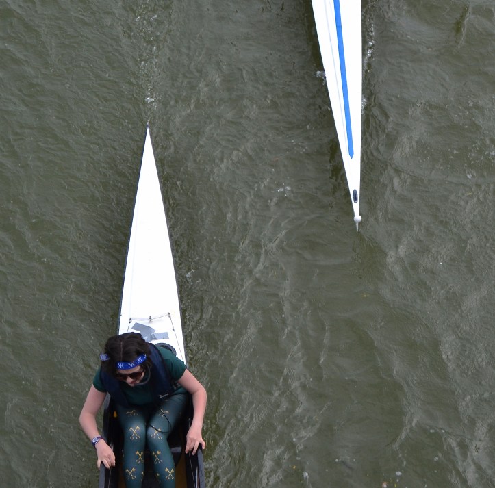 Green Templeton make a (non-physical) bump on St Peter’s. Both will now stop racing and pull into the side.