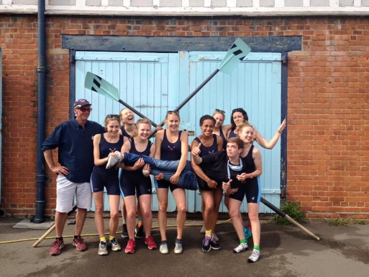 W2 and their coach on the last day of Bumps.