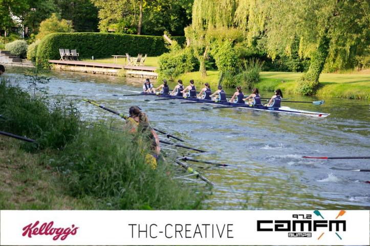 Approaching Ditton Corner on day two - you can see the blades of Churchill in the bottom right corner. Photo: CamFM.