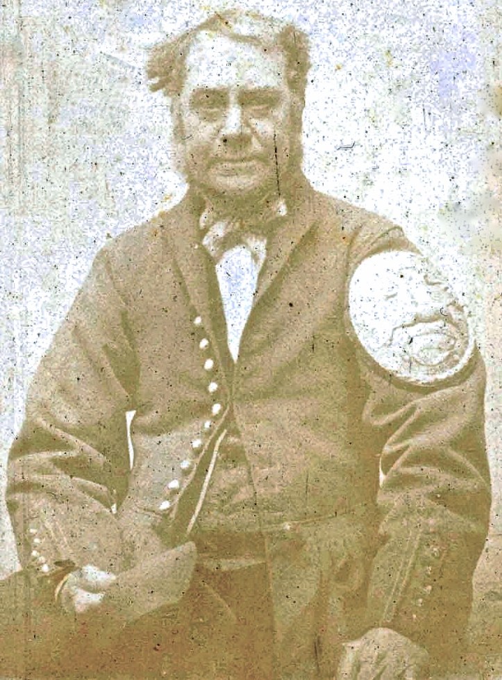 Flashback to 1824: When George Fogo (pictured in the 1850s) entered Doggett’s, he had to be lucky in the draw for places before he could even get his one chance at winning. His grandfather had similar good luck, winning in 1769. Picture: bargemen.co.uk