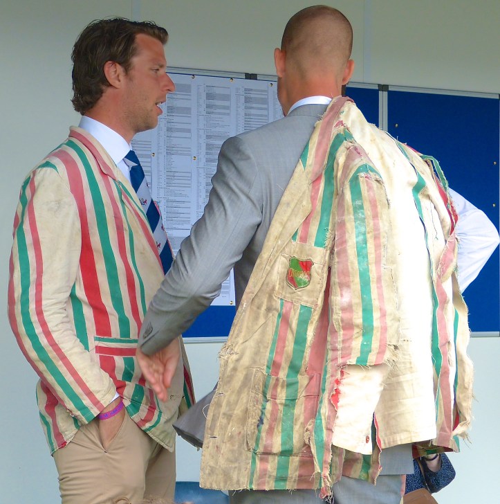 Fine examples of the inherited blazers so beloved of Dutch students.