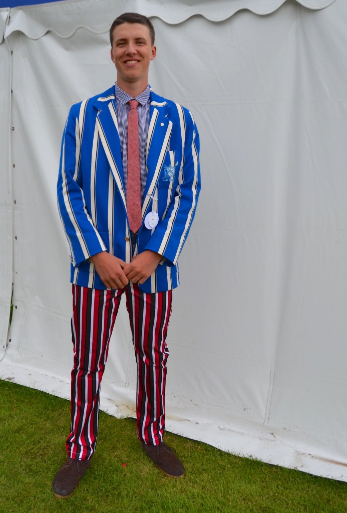 Either Zac has forgotten to change out of his pyjamas or he has rowed for both Latymer School and Thames Rowing Club.