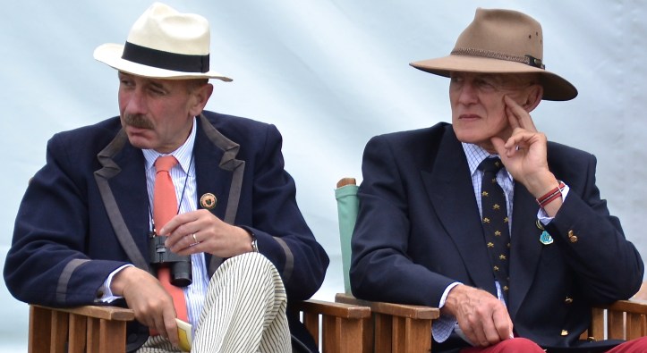 These splendid gentlemen are my two favourite spectators.