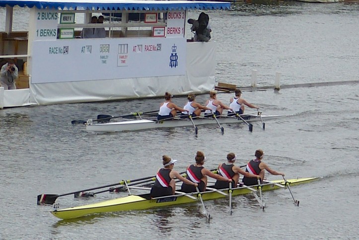 The remarkable Gloucester crew went onto win by 1 1/3 lengths.