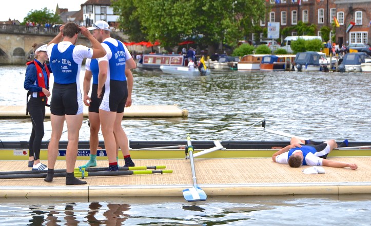 ‘I’m sure that there were four of us rowing…….’