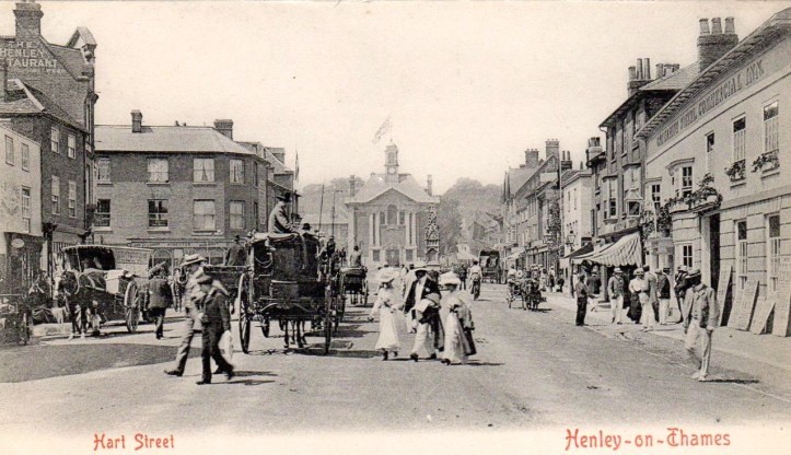 Henley’s main street and town square is little changed.