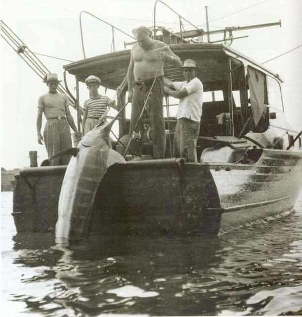 Pilar - Ernest Hemingway's Fishing Boat, with marlin