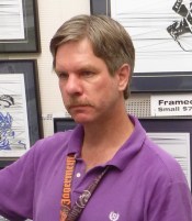 Artist Bryon Robinson, 'YO'.