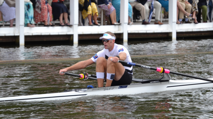 The 2016 Olympic champion Mahe Drysdale, here racing in this year's Diamonds. Photo: Tim Koch.