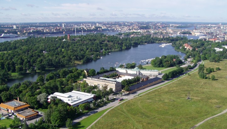 A modern picture of the Djurgårdsbrunnsviken looking from the start towards the finish (which is out of sight). Picture: Wikipedia.