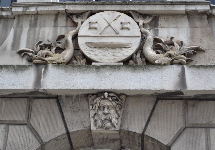 The Company’s Coat of Arms and Old Father Thames.