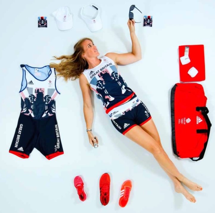 @Helenglovergb. Kit and pose, 2016 Olympics.