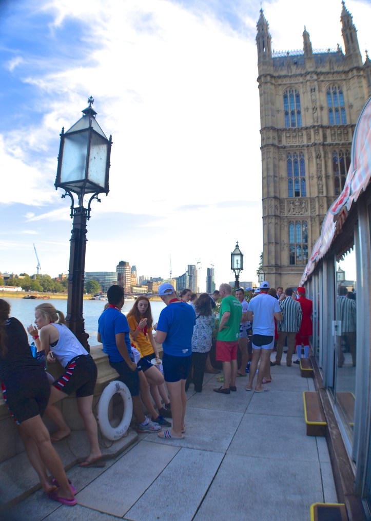 The terrace of the House of Lords.