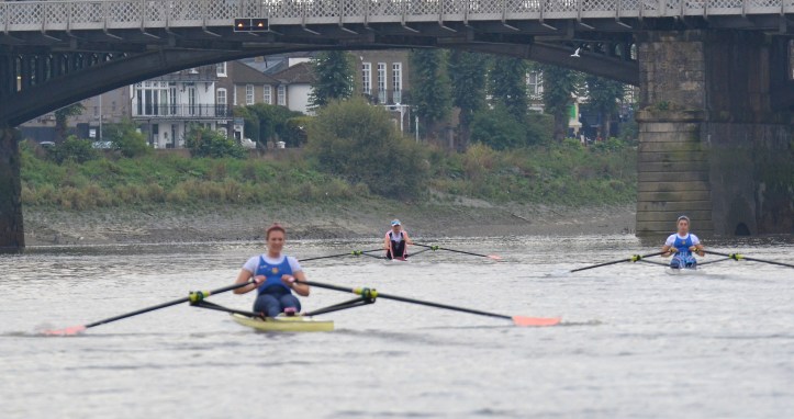 Barnes Bridge times: Leyden 18.45, Francis 18.54, Whittaker 19.08, Carlton 19.19.