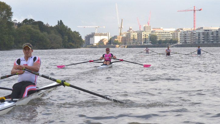 The Mile Post times were Kirkwood 4.45, Richards 4.47, Middleton 4.48, Boddington 4.50, Christie 4.56.