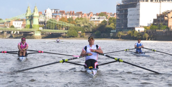 The times at Hammersmith were: Kirkwood 8.29, Richards 8.40, Boddington 8.41, Christie 8.44.