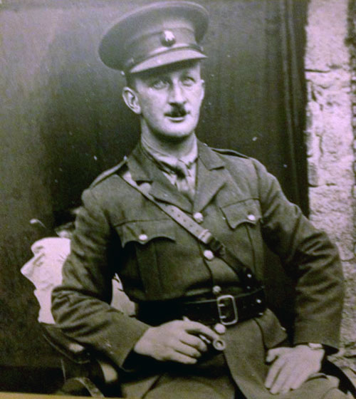 2nd LIEUTENANT JOHN KNOX, ROYAL IRISH RIFLES – died 23 October 1918. Photo: Union Masonic Lodge No. 23, Newry, Province of Down.