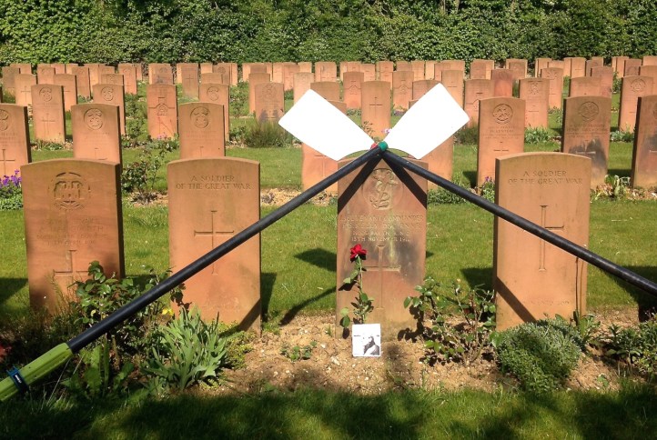 Olympic Gold Medalist and rowing journalist Martin Cross has put this picture on Twitter, reminding us of a poignant anniversary on a special day. Picture: Martin Cross.