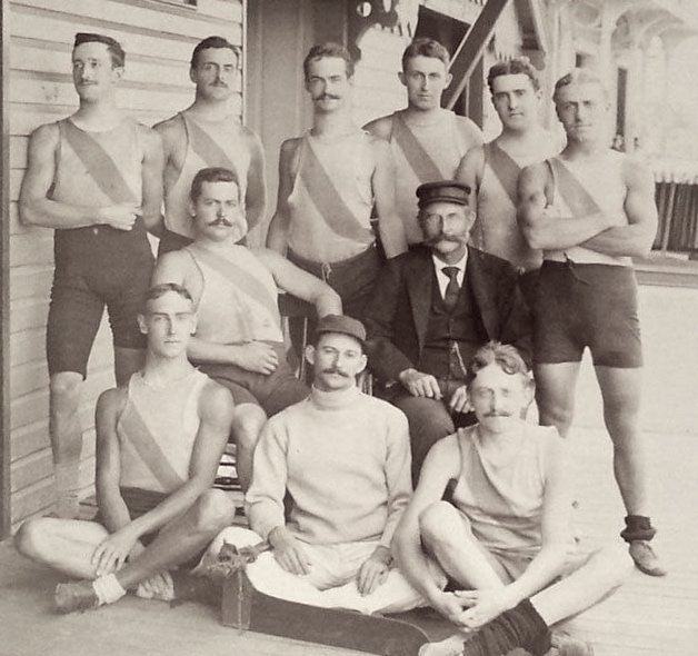 Nassau Boat Club, 1894. Presumably from the Bahamas.
