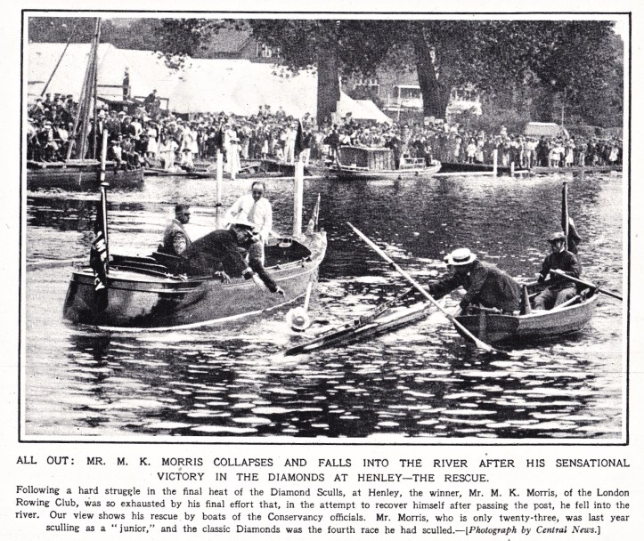 Pic 15. After crossing the finish line, an exhausted Geoff fell in. Unfortunately, he did not lose his terrible hat.