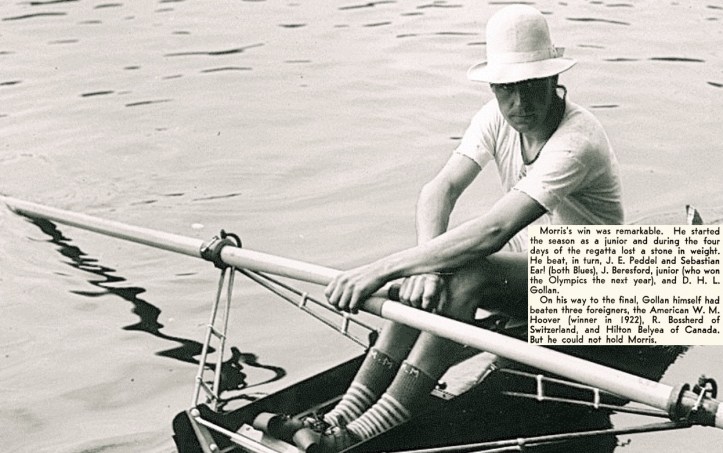Geoff setting out for one of his races at the 1923 Henley Regatta.