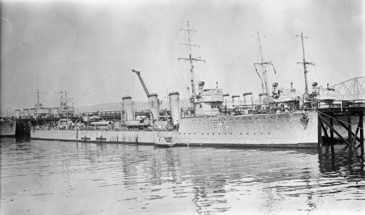 HMS Paladin, the same class of ship as HMS Nizam, on which Geoff served in 1918.
