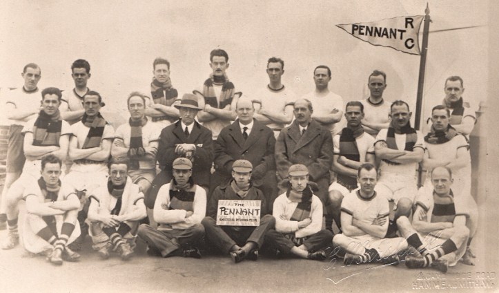 The Pennant Amateur Rowing Club, probably in the 1930s. The photographer is from Hammersmith, West London. I have particular knowledge of the history of rowing in this area – but can find nothing about this club. Something for the HTBS irregulars to research?