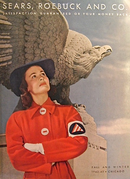 The Sears Roebuck and Co catalogue for fall and winter, 1942 - 1943. In the 1930s, the company’s sales accounted for more than one percent of U.S. gross national product. It is probable that Geoff took this picture.