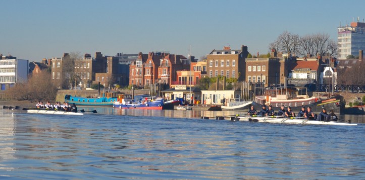 The Dove Pier, Hammersmith, just past St Paul’s School.