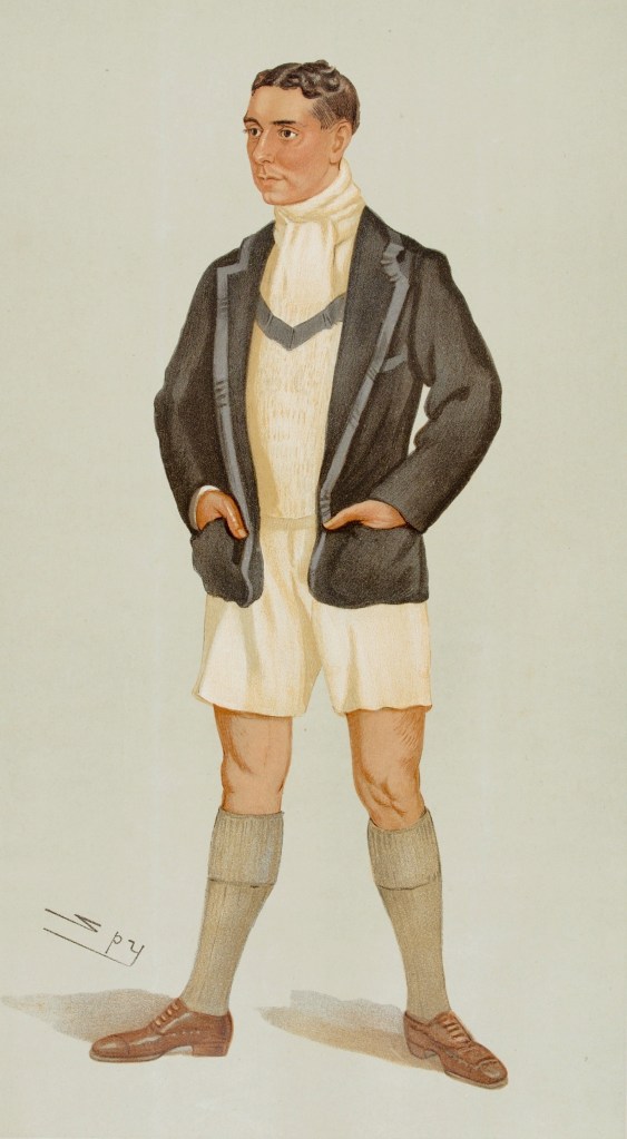 Sir Harcourt Gold (1876-1952). He won three University Boat Races as stroke in 1886-1888, was Captain of Leander, 1898-1900. He coached 18 Oxford crews and the eight that won at the 1908 Olympic Regatta. As Chairman of the Henley Stewards, he secured the future of the regatta with the introduction of the Stewards’ Enclosure in 1919. In 1948, he became chairman of the Amateur Rowing Association and in 1949 became the first person to be knighted for services to rowing.