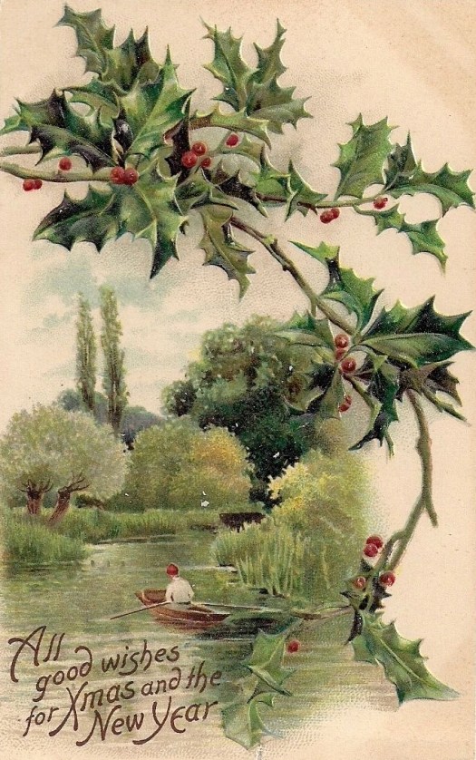 rowing-boat-holly-xmas