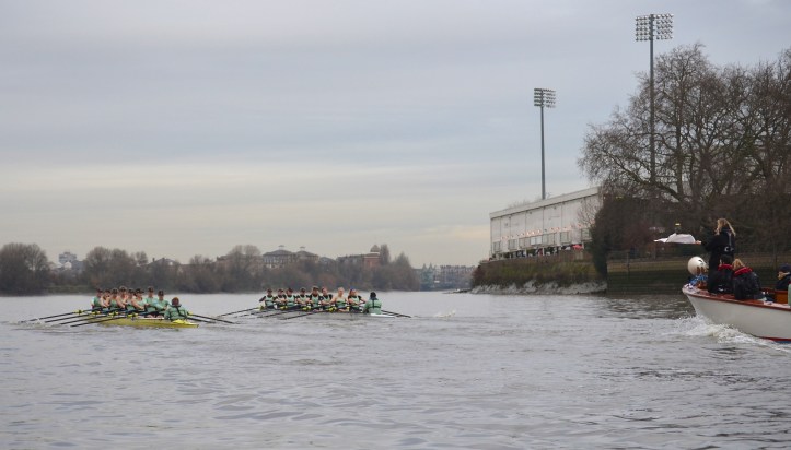 Umpire Winckless was kept busy.
