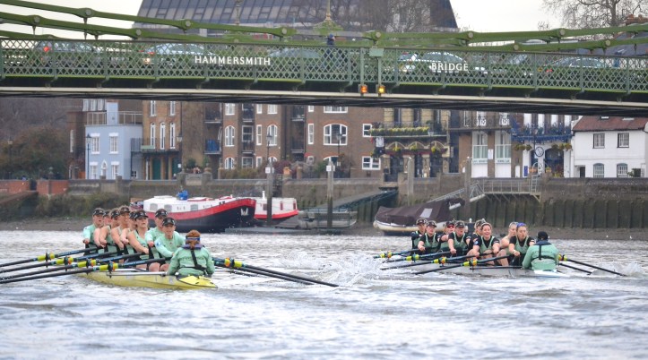 At Hammersmith Bridge.