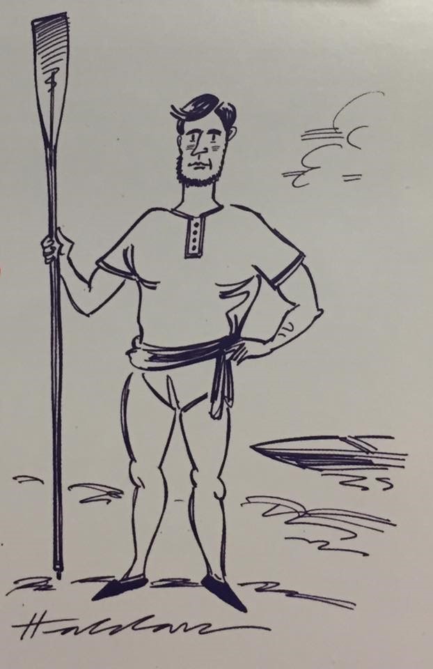 Harry Clasper – dedicated follower of fashion. Picture: Hadaway Harry Tour Programme.