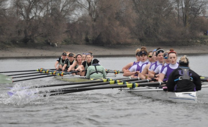 Approaching Barn Elms, UL were a length down and had fallen in behind Cambridge on Surrey.